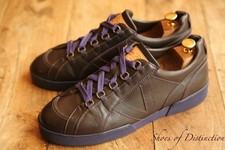 Scarpe da ginnastica Louis Vuitton in pelle marrone da uomo UK 10 US 11 EU 44