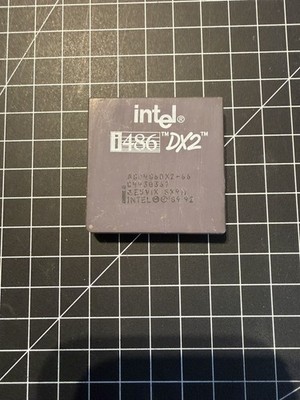 Intel 486 DX2 66 SX911 CPU Retro Gaming Prozessor 80 Doom DOS Keramik Sockel 3