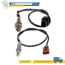 2X Air Fuel Ratio Oxygen O2 02 Sensor Front+Rear Fits for 2008-2009 Audi TT 2.0L
