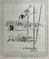 1901 Record Breaking Athletes Thomas Burke Maxwell Long James Mitchel 