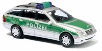 Spur H0 M: 1:87 Busch 49163 Mb C-Klasse, T-Modell »Polizei« Neu Ovp