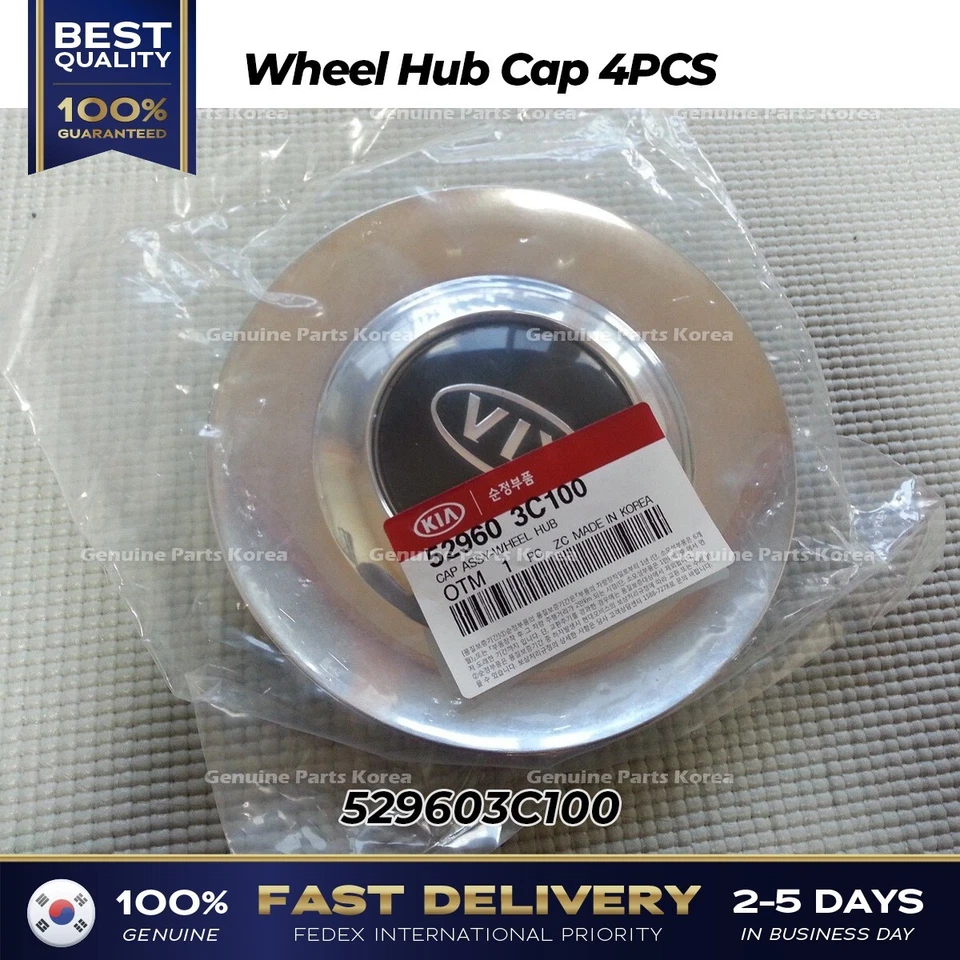 ⭐Genuino⭐ Tapacubos de rueda 4 piezas 529603C100 para Kia Optima Foto 4 de 4
