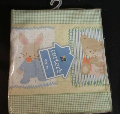 Carter's Baby Window Tab Valance Hide & Seek 10'' x 70'' in original packaging