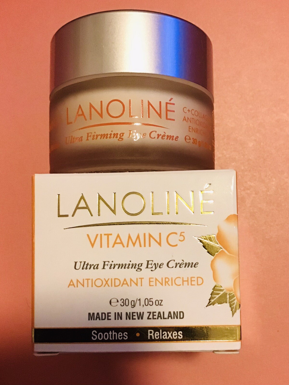 Lanoline Vitamin C5 Ultra Firming Eye Creme Cream 1.05oz. C 5 New