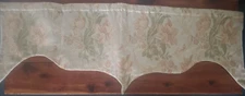 Country CurtainsBrocadeLined Scalloped Edge Lined Valance 48"x17"