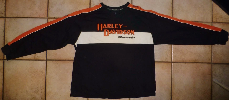 Sweat HARLEY DAVIDSON 1990 Vintage 2XL USA Motorcycles since 1903 - Photo 2/4