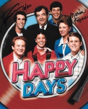 * HENRY WINKLER & MARION ROSS * signed 8x10 photo * HAPPY DAYS * COA * 2