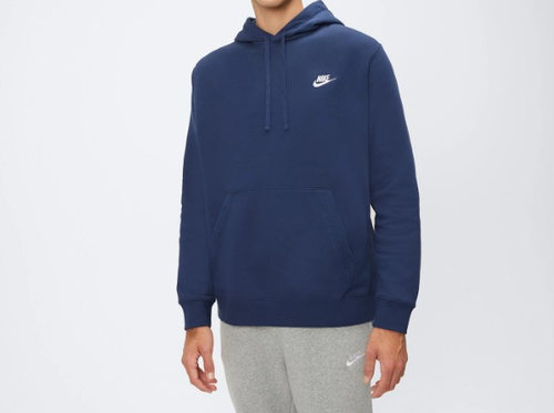 Sweat-shirt Homme Bleu Pâle Logo Zebra en Coton Biologique