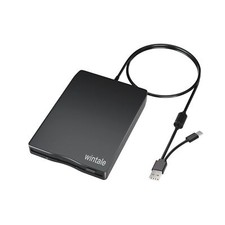 USB Floopy Drive,Portable 3.5" USB External Floppy Disk Drive,Slim Plug and P...