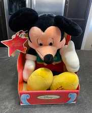 Vintage Disney Mickey Mouse Large 20  Winter Mickey Plush Christmas 1999 New