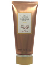 VICTORIA'S SECRET PINEAPPLE  SHEA BUTTER GRADUAL TANNING LOTION 6.7 oz 200ml