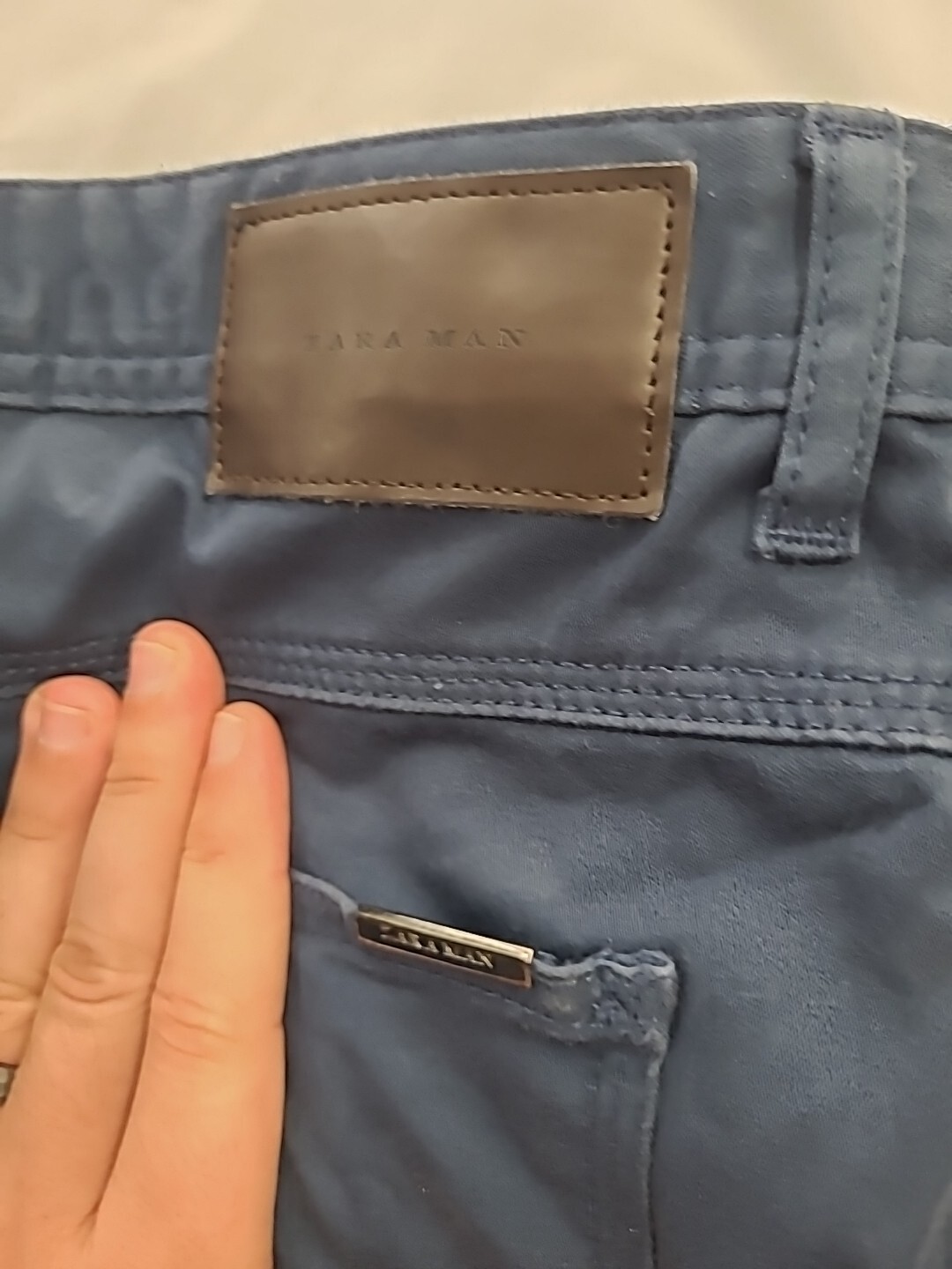 Zara Man - Basic Collection - Chino - Blue - Size… - image 5