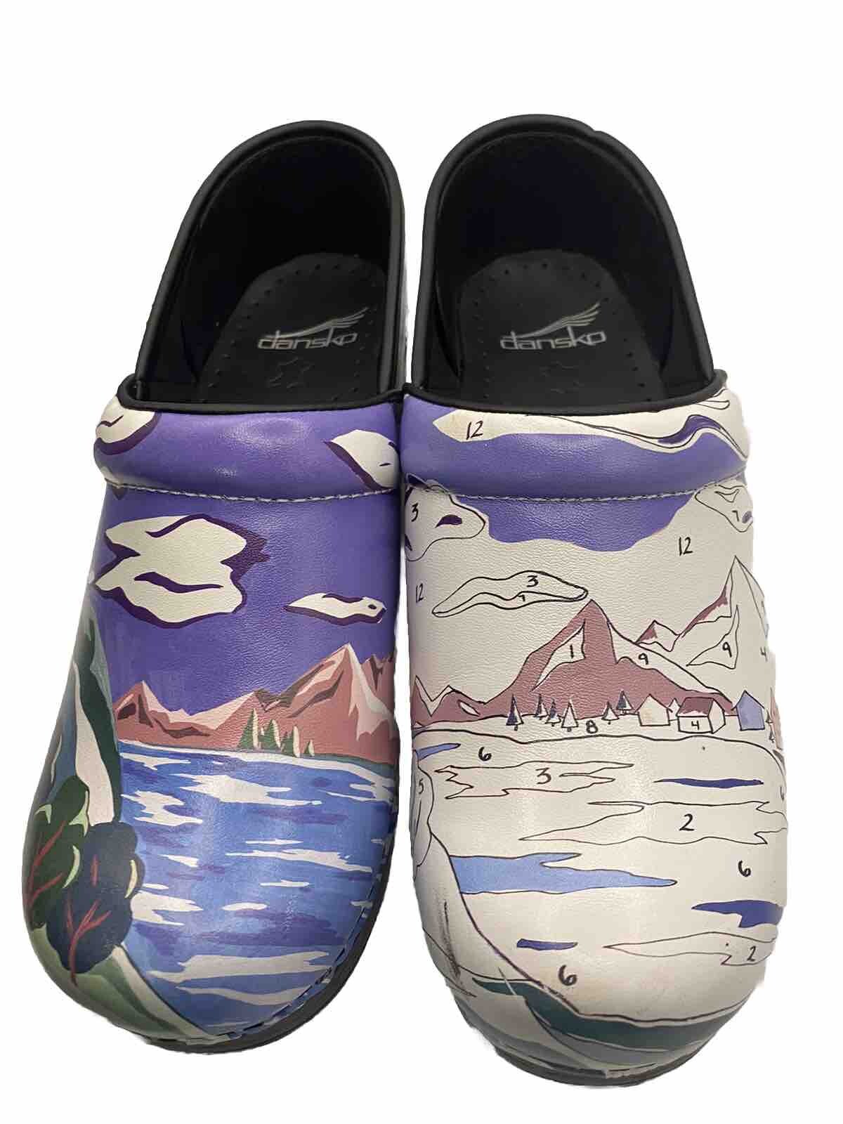 Dansko Woman Twin Pro Color By Number Clogs Size 39/U… - Gem