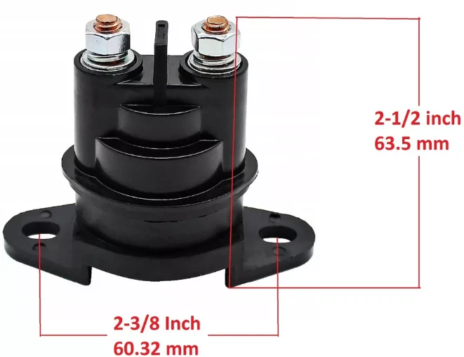 Solenoide relé de arranque para Can-am Defender Max HD5 HD8 HD10 2017 2018 2019-2023 Foto 3 de 4