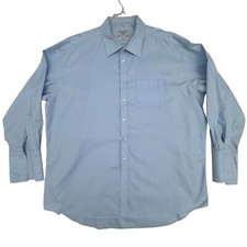 Charles Tyrwhitt Jermyn Street Dress Shirt Men  s Blue Long Sleeve 20x37