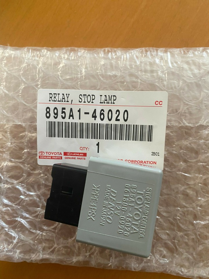 Genuine Toyota 895A1-46020 OEM Relay Stop Lamp 895A146020 | Plastic ...