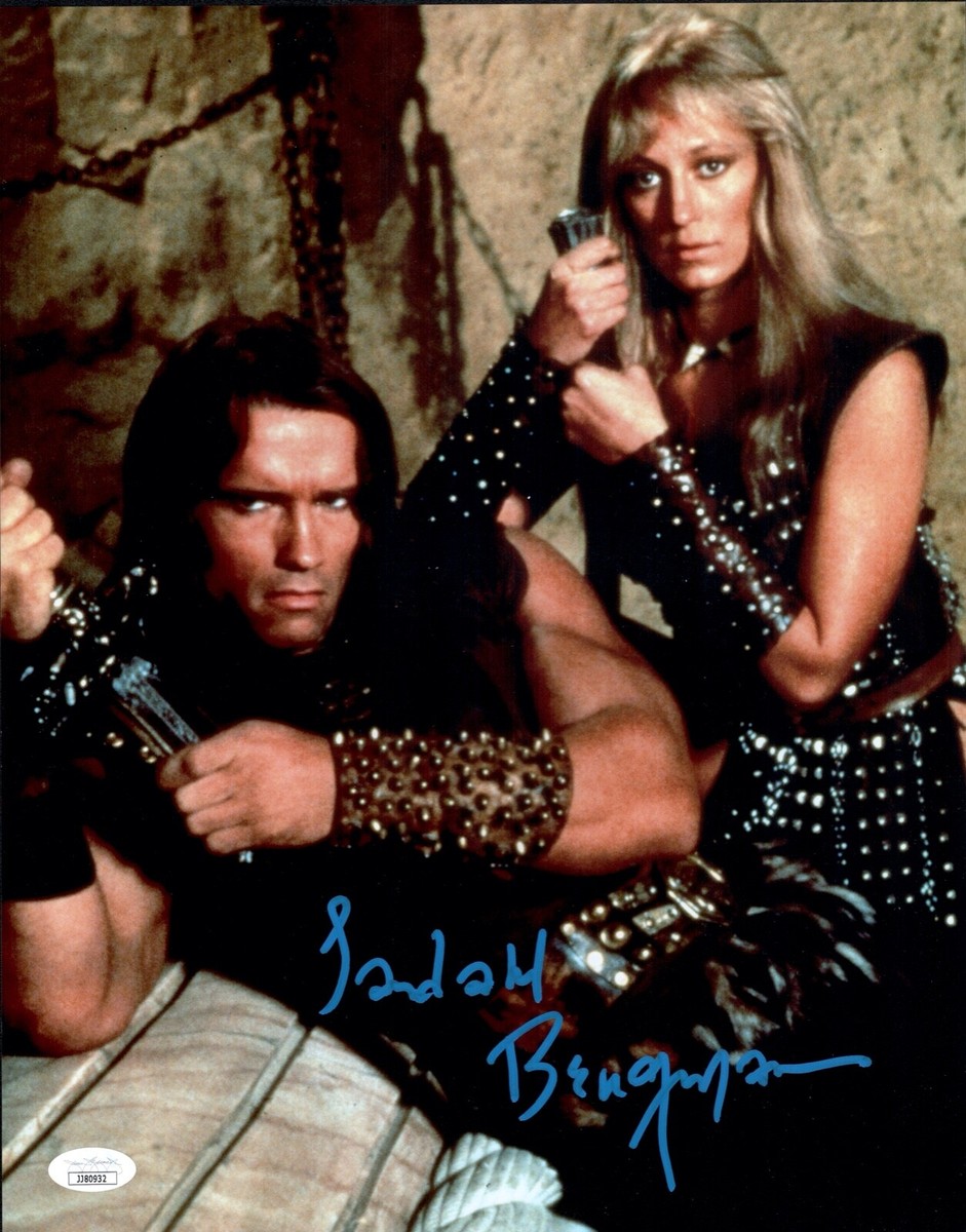 SANDAHL BERGMAN Signed CONAN THE BARBARIAN 11x14 Photo Autograph