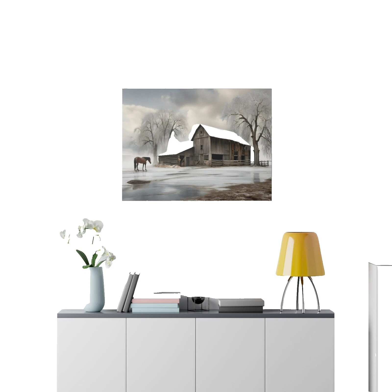 Art Nouveau litografías originales de decoración del hogar