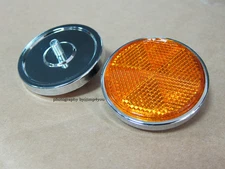 2X Honda C70K1 CB750 CL100S CL125S CL175 CL450 CL70 CL200 Front Fork Reflectors 