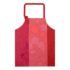 NWT Le Jacquard Francais Apron 100 Cotton Farm Family Pink/Red 90x96 cm
