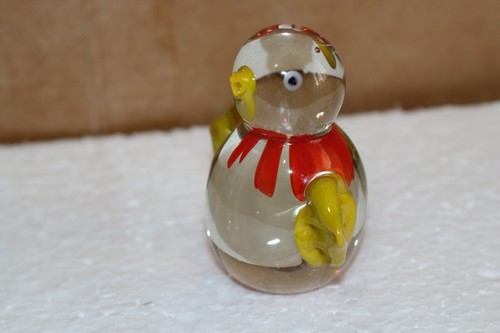 Kleine Vintage Kunst Glas Tier Figuren zur Auswahl Pinguin Marienkäfer Affe Bär etc - Bild 25 von 42