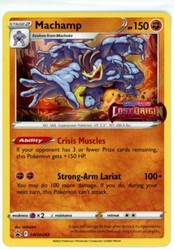 Machamp SWSH243 Prerelease Holo Promo (Lost Origin)