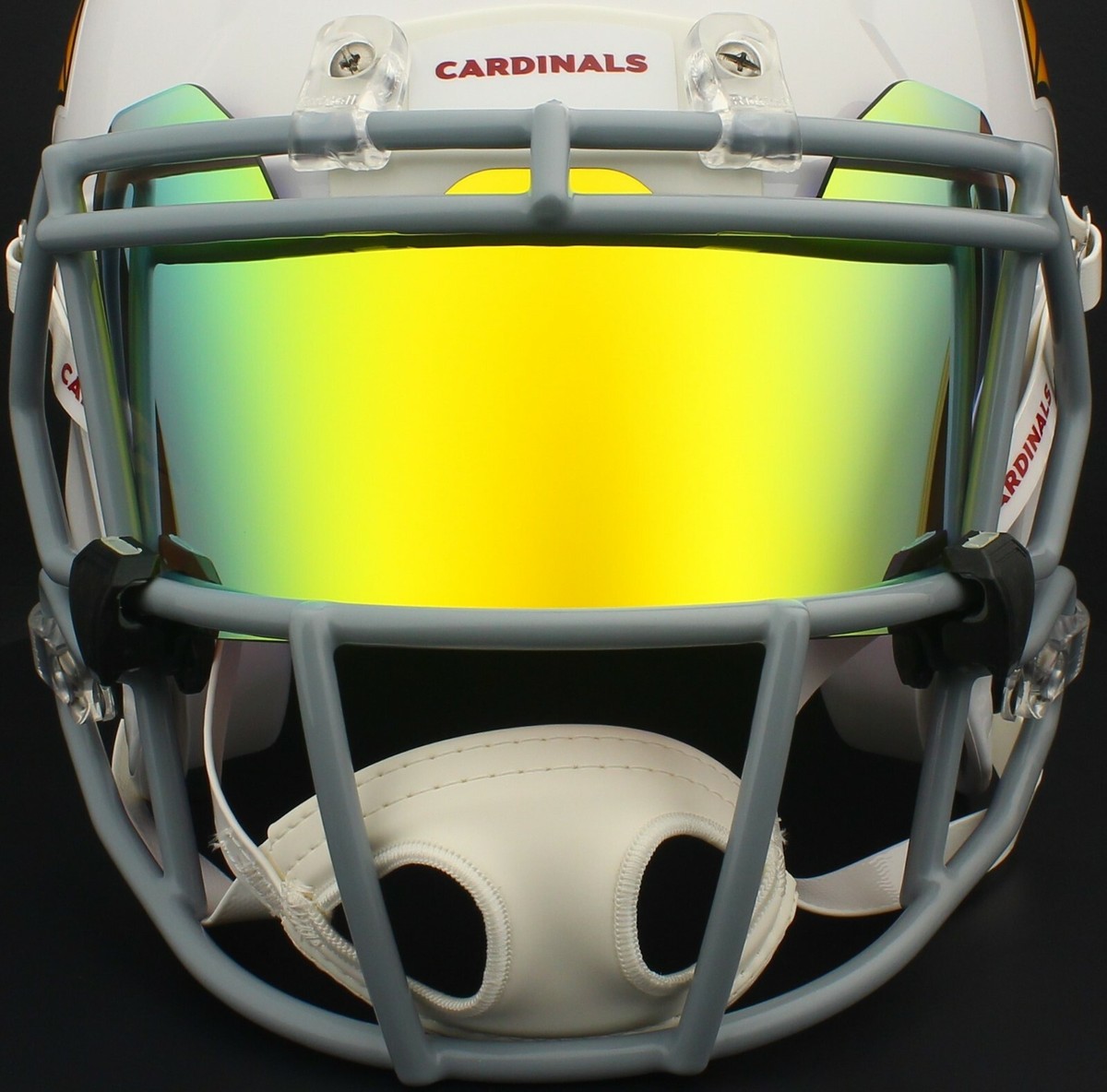 cardinals football helmet yellow ARIZONA CARDINALS NFL Football Helmet with REVO YELLOW-GOLD Visor / Eye  Shield