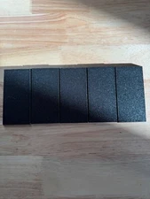 50x100mm Plastic Base, Set of 5, Miniature Wargaming, Warhammer Fantasy, 40K