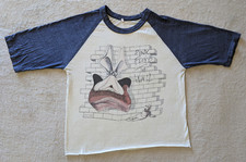 Vintage 1980s Pink Floyd The Wall Concert Shirt Size L Original Authentic