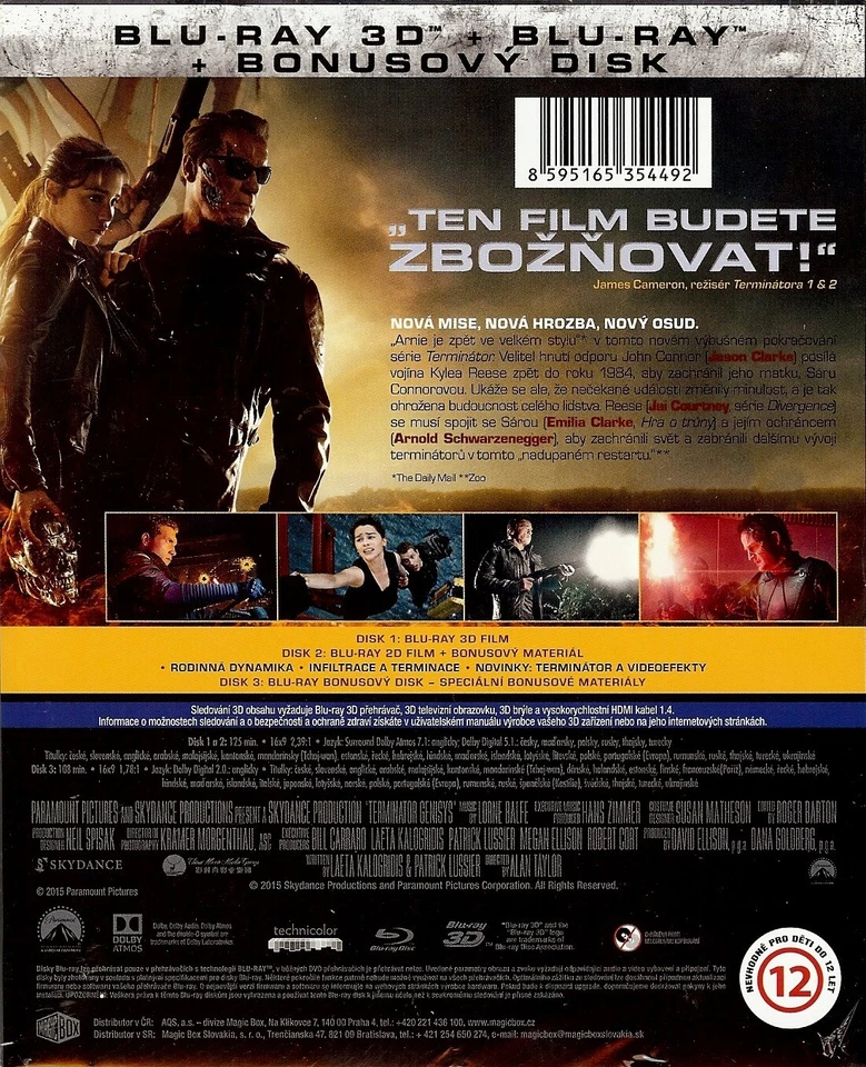 TERMINATOR GENISYS Limited Edition 2D/3D SteelBook Gift Set (Region Free Czech) - Image 3 of 4