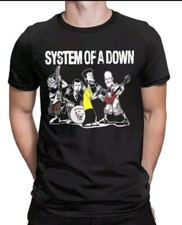 System Of A Down Heavy Metal Pop Rock Band Hip Hop Style T-shirt Free Postage