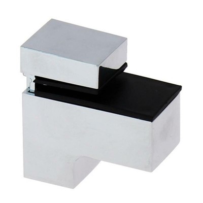 Lot De 2 Clips Support équerre Pour Tablette Ou étagère - Ajustable 6-42 Mm, Chromé Mat, Neuf