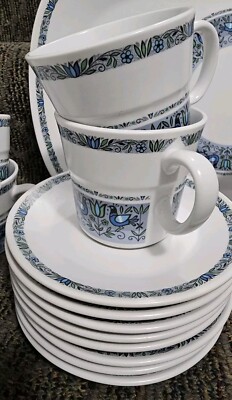 Vintage Noritake Felicity 9028 Progression China Japan 22 Pieces