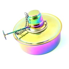 Alcohol Lamp Burner Bunsen Spirit Lamp Multi Color 100ml With Metal Cap DS-1612