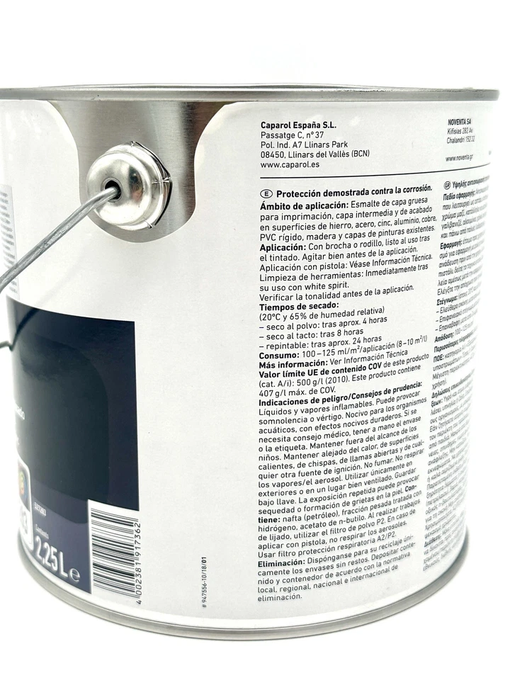 Caparol Capalac Compact Dickschichtlack Korrosionsschutz silber Basis Base EG - Bild 2 von 4