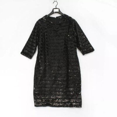 plus sequin shirt dress Yours London Women's Plus Size Black Sequin T-Shirt Dress Size 12