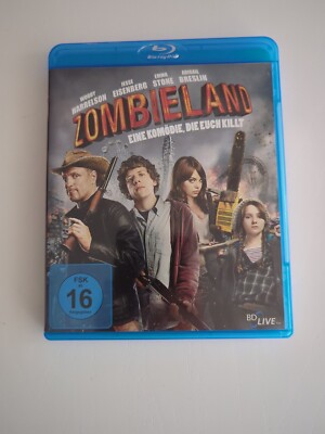 Zombieland Blu-ray Horrorbuddykomödie mit Jesse Eisenberg, Woody