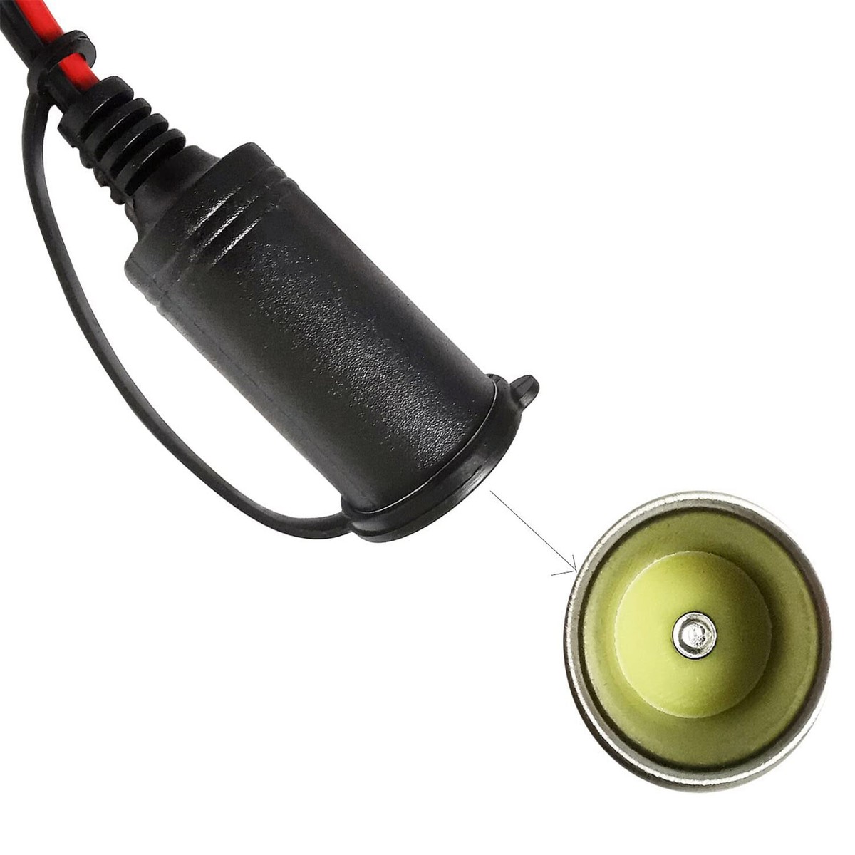 Connector to 12V Female Cigarette Lighter Cable with Anderson Powerpole  Cable 1m