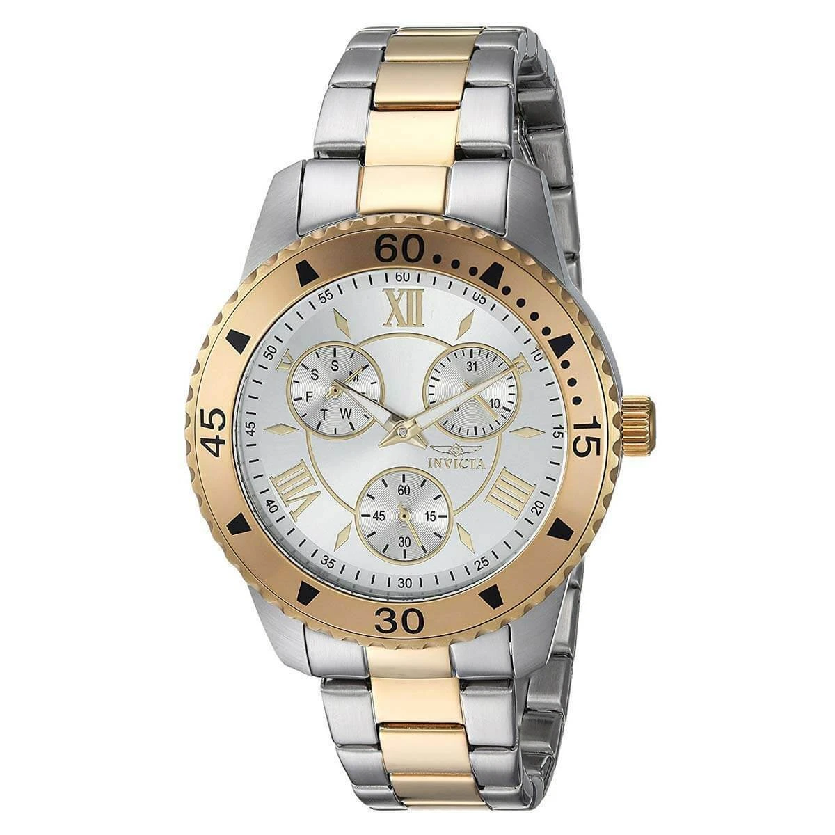 Invicta Women's Angel Two Tone Yellow Gold Steel Watch | 21770 | eBay