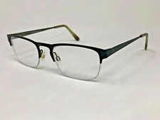 RANDY JACKSON 1026 C.021 Eyeglasses Frame Half Rimless 50-19-140 Black IZ20