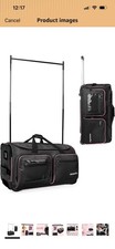 23" Dance Bag with Garment Rack  Upgraded Stable System  Fabric  More Ligh...
