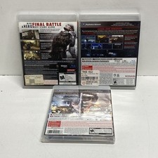 Metal Gear Solid 4 V Ground Zeroes Rising 3 PS3 Game Lot CIB Complete