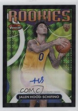 2023 Finest Rookie Black Geometric Refractor 16/25 Jalen Hood-Schifino Auto 5i3