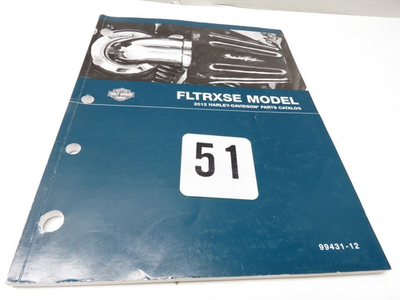#ad NEW Harley Davidson 2012 FLTRXSE Screamin Eagle Parts Catalog 99431 12 $40.00