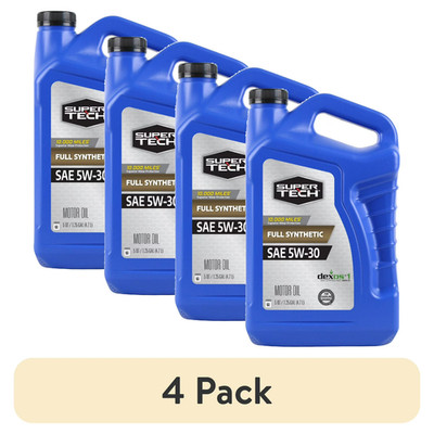 [BIG SALE] 4 Pack Super Tech Full Synthetic SAE 5W-30 Motor Oil 5QT