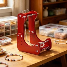 Verstellbarer Perlenwebrahmen, flexibles Hobby, Zubeh&ouml;r f&uuml;r Holzperlenweben
