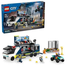 LEGO City Police Truck Crime Lab Toy Gift Building Blocks Kids 6-9 Years