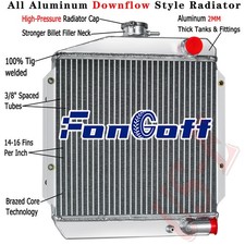 Aluminum 3 Row Radiator fit Yanmar 3TNE74 Diesel 119621-44500 US