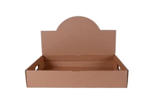 Southern Champion Tray 1188 Kraft Corrugated Convertible Pop Up Tray, 21-1/2"...