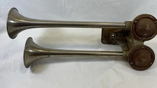 Vintage Fiamm Dual Air Horns Fultone L&H 16” Very Loud A-23